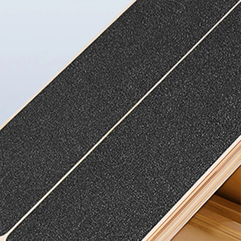 Foldable Wooden Incline Board Adjustable Calf Ankle Stretcher For Home Gym Balance Training Yoga Pilates Equipment