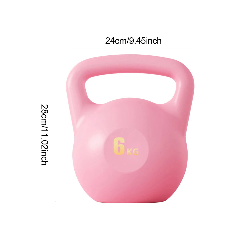 4/6KG Water-filled Kettlebell Soft Kettlebell Anti Slip Grip Hand Weight for Home Workouts Muscle Training Kettlebell Deep Squat