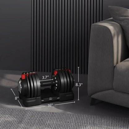 Adjustable Dumbbell Set 28/40/52.5/90LBS Adjustable Dumbbells Fast Adjust Dumbbell Weight Set