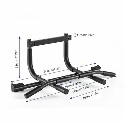 Portable Pull Up Bar, Lifting Bar For Men And Women, Body Fitness Workout Bar, Grip Strength Trainer, For Home & Gym Fitness