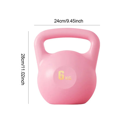4/6KG Water-filled Kettlebell Soft Kettlebell Anti Slip Grip Hand Weight for Home Workouts Muscle Training Kettlebell Deep Squat